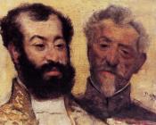 埃德加 德加 : General Mellinet and Chief Rabbi Astruc